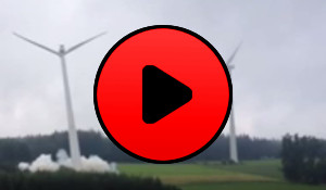 Wind turbine destruction 