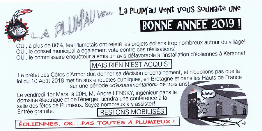 La Plum au Vent Bonne Année