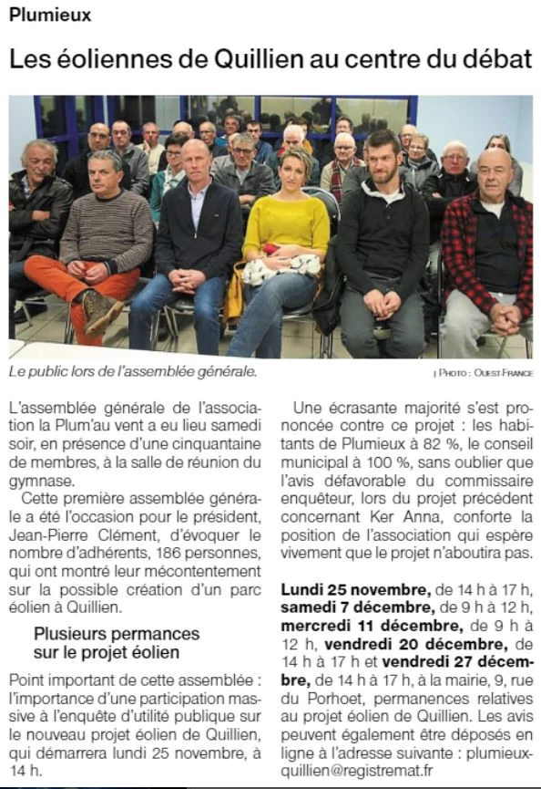 Les Eoliennes Quillien