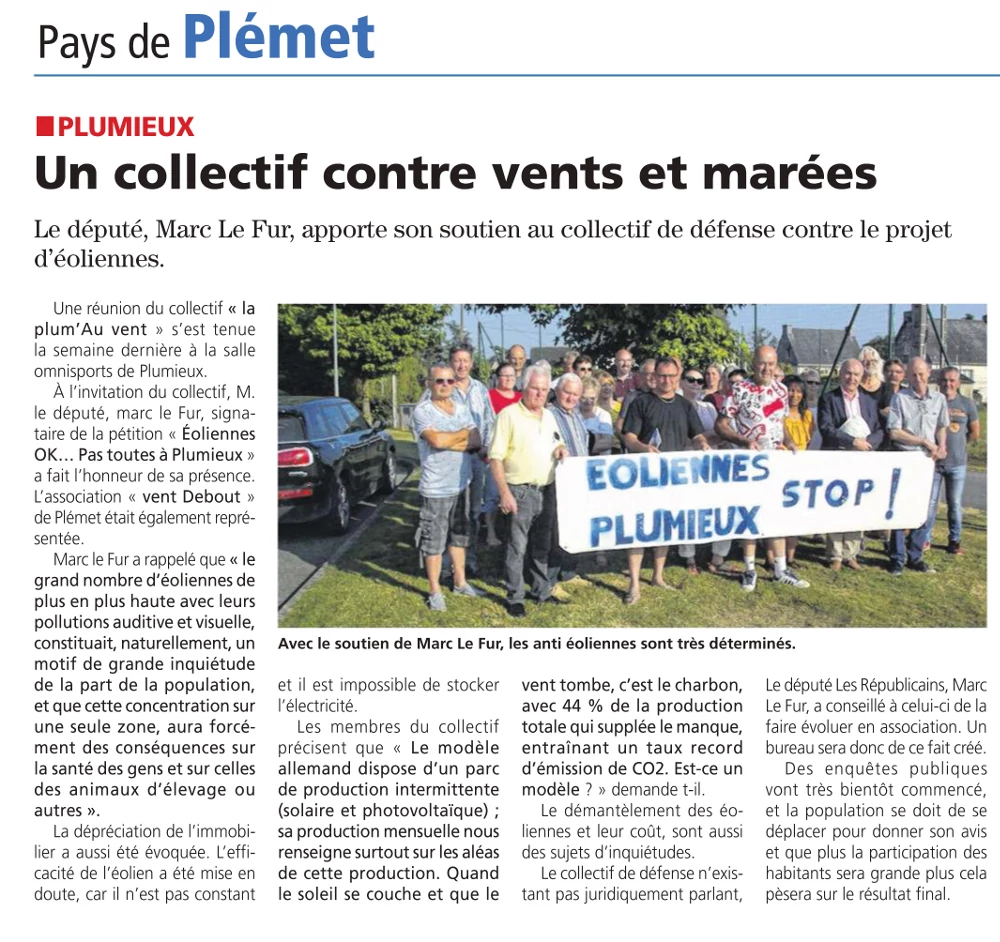 Un collectif contre vents et marées