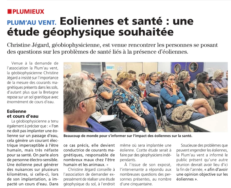 Eoliennes et Sante